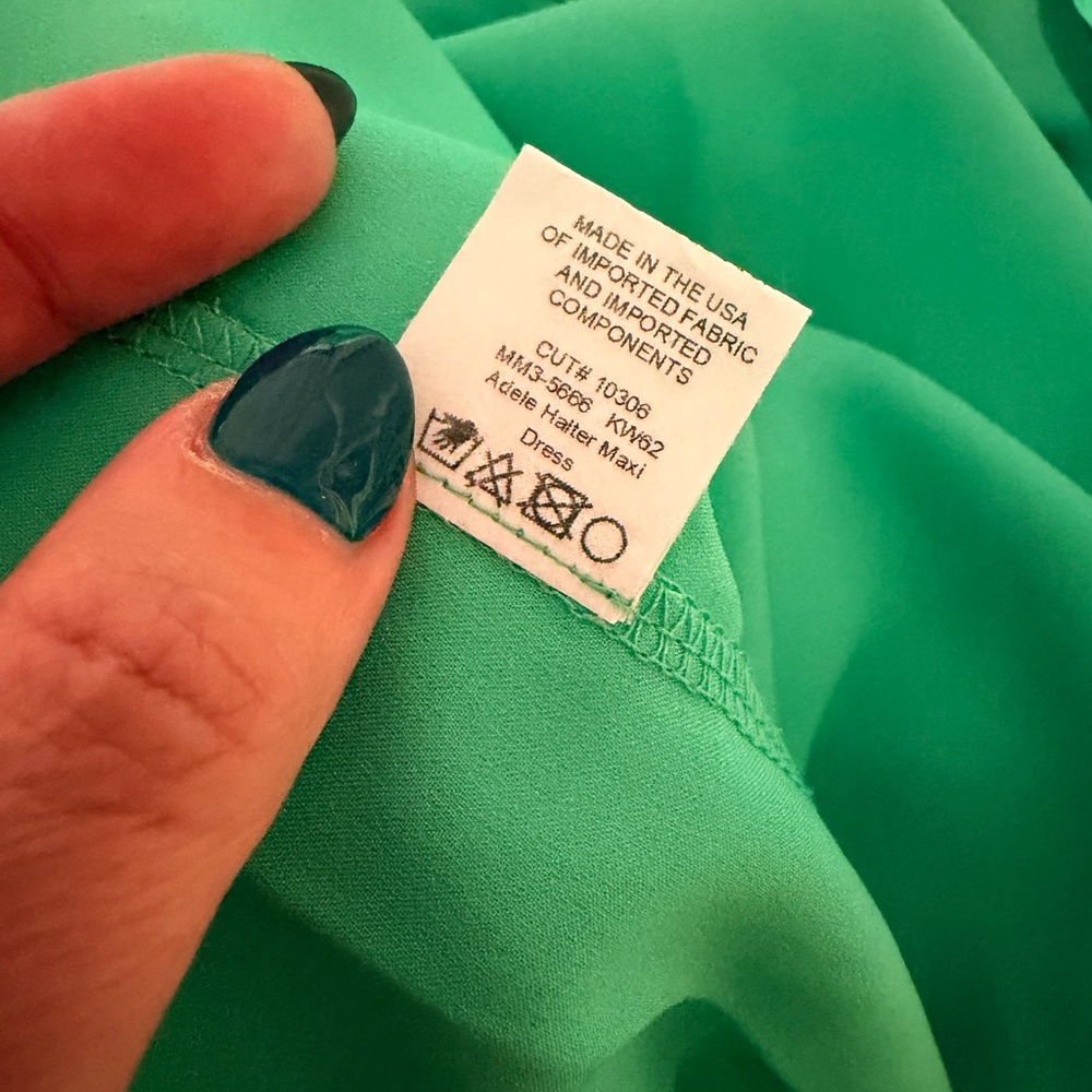 Show Me Your MuMu Vibrant Green Adele Maxi Dress - Picture 12 of 12